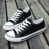 AIDASE  -  Men's Canvas Shoes Breathable Casual Sneakers Korean Style Versatile Student Flat Heel Low Cut Durable TPR Outsole Fashionable aidase-shop