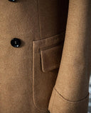 Aidase Fall Winter Men Wool Long Coat Double Breasted Peaked Lapel Overcoat For Male Business Office Leisure Blazer Jackets aidase-shop
