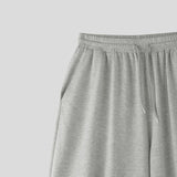 AIDASE  -  Men Pants Solid Color Drawstring Joggers Workout Casual Sweatpants Men Streetwear Loose Fashion Male Long Trousers aidase-shop