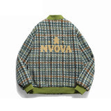 AIDASE  -  American High Street Retro Jacket Trend Jacket Men's Hip Hop Autumn Winter Oversize Baseball Uniform Couple Tops Bomber Jacket aidase-shop