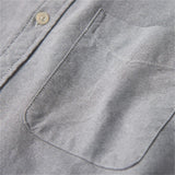 AIDASE  -  Sleeve Patch Washed Grain Woven Cotton Long Sleeve Shirt Men's Daily Tooling Retro Trend Youth Thin Coat aidase-shop