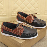 AIDASE  -  Popular Casual and Fashionable Sports Shoes PU European and American Lace Up Business Brand Le Fu Shoes Size 39-47 Men Shoes aidase-shop