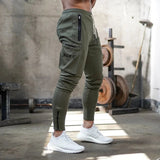 AIDASE  -  Spring And Autumn New American Sports Men's Solid Color Overalls Outdoor Leisure Fitness Running Training Pants Clothing aidase-shop