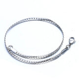 AIDASE  -  Stainless Steel Encrypted NK Embossed Chain Necklace Men's Hip Hop Choker Women Fashion Jewelry Trendy Accessories aidase-shop