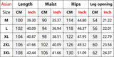 AIDASE  -  American Style Mem's Pants High Street Curved Knife Trousers Summer Fashion Casual Loose Handsome Menswear Tide aidase-shop