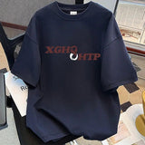 AIDASE  -  Fashion O-Neck Casual Printed Letter T-Shirts Men's Clothing 2025 Summer New Loose Korean Pullovers Tops Young Style Tee Shirt aidase-shop