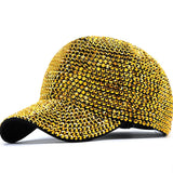 Aidase Spring Summer New Fashion Full Diamond Cloth Cap Baseball Shade Outdoor Sun Show  Ladies Hip Hop Men Women Cool aidase-shop