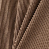 AIDASE  -  Men V Neck Half Sleeve Solid Color Ribbed Knitted Shirts aidase-shop