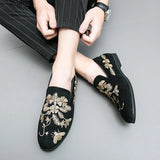 AIDASE  -  Men Fashionable Loafers Luxurious Casual Comfortable Lightweight Small Leather European Style Travel Party Social Shoes 38-48 aidase-shop