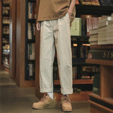 AIDASE  -  Summer Japanese Baggy Straight Pants Men Streetwear Fashion Jogger Harem Pantalones Hombre New Casual Y2K Preppy Trousers aidase-shop