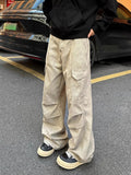 AIDASE  -  Retro Chinese Sle Tie Dye Marble Pattern Workwear Jeans Casual Straight Leg Slim Fit Straight Leg Summer Autumn Men's Pants aidase-shop