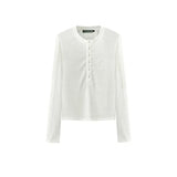 AIDASE  -  Lightweight Breathable Long Sleeve Men's T-shirt Ice Silk Henry Collar Workwear Casual Summer Top Cross-Border European Size aidase-shop