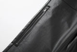 AIDASE  -  Men's Solid Color Simple Basic Casual Trendy Straight Black Jeans Pants Male Fashion High Street Denim Trousers Bottom Clothes aidase-shop