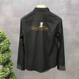 Aidase Man Shirt Embroidery Business Floral Shirts for Men Cheap Things with Comfortable I Korean Style High Quality Luxury Tops Asia aidase-shop