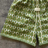 AIDASE  -  Retro Art Shorts Summer Casual New Heavyweight Little Green Man Avocado Men's Jacquard Quarter Shorts Handsome Y2k Cargo Pants aidase-shop