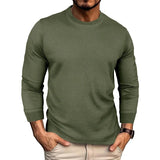 AIDASE  -  Men's Spring and Autumn New Waffle Henley Collar Long Sleeve Casual Sports T Shirt for Men Tracksuit Mans Cloths aidase-shop