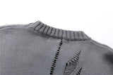 AIDASE  -  New Fashion Men's Loose Simple Basic Casual Trendy Daily O-neck Long Sleeve Knitted Sweater Pullovers Male Printed Clothes Tops aidase-shop