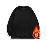 AIDASE  -  Fall Winter Large Size 300 Pou Retro Suede Sweatirt Men Heavyweight Trendy Brand Ins Loose Casual Hatl Jaet aidase-shop