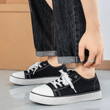 AIDASE  -  Summer New Couple White Canvas Shoes, Minimalist Breathable Soft Sole All-match Daily Casual Sneakers aidase-shop