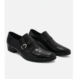 AIDASE  -  New Men's Business Shoes High-End Italian Leather Carved Floral Slip-On Buckle Low-Top Breathable Rubber Outsole Derby aidase-shop