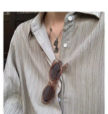 AIDASE  -  Korean Version Solid Color Elastic Fashionable Top Men Solid Color Free Long-sleeved Shirt for Autumn New High-end Trendy Shirt aidase-shop