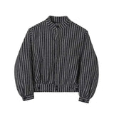 AIDASE  -  Autumn Winter New Men's Tide Elegant Short Jacket Thick Small Fragrant Stand Collar Woolen Korean Fashion Casual Top aidase-shop