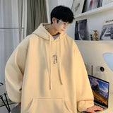 AIDASE  -  New Letter Print Oversized Hoodies For Man High Street Fashion Hooded Sweatshirt Autumn Women's Fleece Y2K Hoodie Clothes aidase-shop