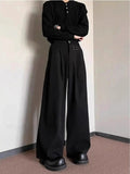 AIDASE  -  New Hot Sale Of The Season Men's Loose Casual Pants Korean Style Versatile Thin Hanging Wide Leg Floor-Length Summer Long Trouse aidase-shop