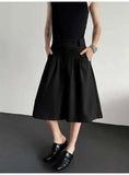 AIDASE  -  Men Suit Shorts Simple Pleated Design Casual Solid Color Trousers Straight Wide Leg Loose Male Bottom Korean Summer aidase-shop