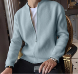 =Aidase Tops Korean Style Casual New Men Texture Cardigan Sweater Autumn Winter Hot Sale Zipper Long Sleeved Sweaters S-5XL aidase-shop