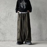 Aidase Vintage Y2k Baggy Pants Fashion Streetwear Wide Leg Oversize Cargo Pants Men Full-length Straight Long Trousers New