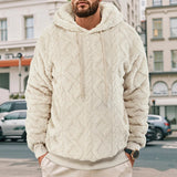AIDASE  -  Vintage Fashion Long Sleeve Wool Loose Hooded Sweatshirts Men Drawstring Hoodie Autumn Winter Casual Fleece Hoodies Mens Outdoor aidase-shop
