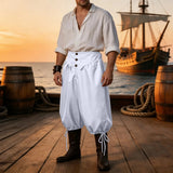 AIDASE  -  Men Medieval Pants Retro Cosplay Pants Elegant Retro Halloween Carnival Party Stage Performance Pants 9 10 aidase-shop