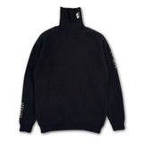Aidase Knitted Sweaters for Men Turtleneck High Collar Black Man Clothes Pullovers Coat Jacket Letter Maletry New in Plus Size Casual aidase-shop