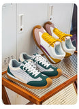 AIDASE  -  New Men Retro Color Matching German Training Shoes, Breathable Soft Bottom Lightweight Casual Sports Footwear aidase-shop