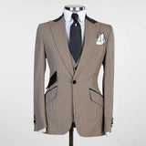 AIDASE  -  Classic Men Suit Wedding Men's Suit Party Suit Business 2-PCS Slim Tailor-Made Groom Groomsman Formal Occasions Size Customized aidase-shop