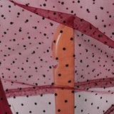 AIDASE  -  Men Shirt Polka Dot Printing Lapel Long Sleeve Button Men Clothing Mesh See Through Loose Fashion Male Shirts Streetwear aidase-shop