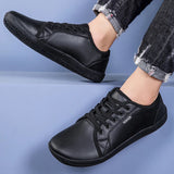 AIDASE  -  Wide Version Barefoot Shoes Lightweight Soft Soled Flat Shoes Suitable for Both Men Women Black Walking Shoes Zapatillas Hombre aidase-shop