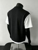AIDASE  -  Casual American Retro Style Mock Two-Piece Short Sleeve T-Shirt for Men Summer Youth Leisure Sports Top Trendy Cleanfit Shirt aidase-shop