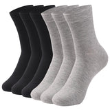 AIDASE  -  6Pairs New High Quality Men Socks Cotton Breathable Black White Business Spring Summer for Male sock Plus Size EU42-48 aidase-shop