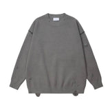 AIDASE  -  Autumn New Fashion Men's O-neck Long Sleeve Solid Color Casual Trendy Loose Simple Basic Pullover Sweatshirts Male Clothes Tops aidase-shop