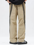 Aidase Striped Men's Summer Thin Section Quick Dry Loose Casual Outdoor Trousers Loose Fit Pants Sport aidase-shop