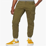 AIDASE  -  Men Casual Multi Pocket Cargo Tapered Pants Stylish Streetwear aidase-shop