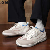AIDASE  -  Blue Beige Wide Toe Shoes Sneakers Casual Retro Shoes for Men Board Training Men Wide Toe Non Slip Lace Up Casual Sneaker aidase-shop