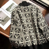 AIDASE  -  Thickened Double Knit Sweater Open Cardigan Men's Loose Autumn Winter V-neck Sweater with New Outerwear Knitted Wool aidase-shop