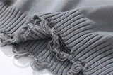 AIDASE  -  New Fashion Men's Loose Simple Basic Casual Trendy Daily O-neck Long Sleeve Knitted Sweater Pullovers Male Printed Clothes Tops aidase-shop