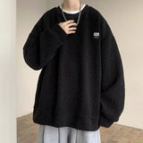 Aidase Autumn New Solid Hoodie Men Harajuku Fashion Casual Oversized Hoodies Korean Man Harajuku Crewneck Hoodie 5XL aidase-shop