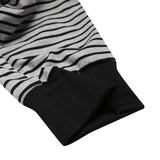 AIDASE  -  Striped One-Piece Sleepsuit Men's Slim-Fit Long-Sleeve Autumn-Winter New Homewear aidase-shop