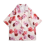 AIDASE  -  Men Shirt Men Long Sleeve Shirt Floral Print Shirt New Clothing Autumn and Summer Streetwear Casual Fashion Men Shirt V127 aidase-shop