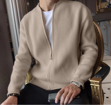 =Aidase Tops Korean Style Casual New Men Texture Cardigan Sweater Autumn Winter Hot Sale Zipper Long Sleeved Sweaters S-5XL aidase-shop